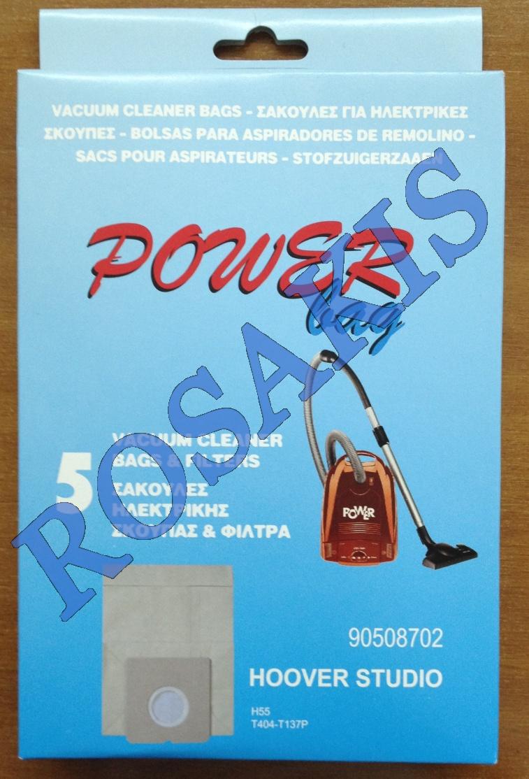 VACCUM CLEANER PAPER DUST BAGS HOOVER H55 STUDIO